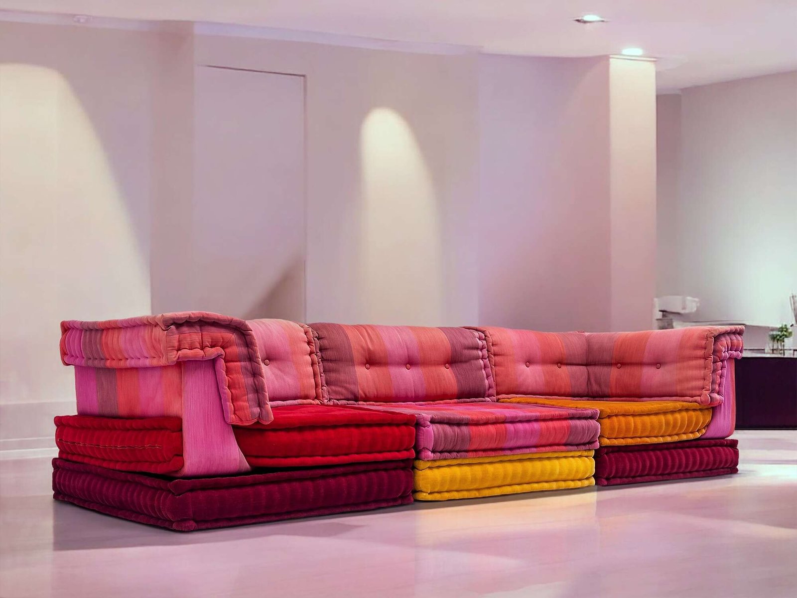Mah Jong Sofa by Kenzo Takada for Roche Bobois, 2000s - Image 7