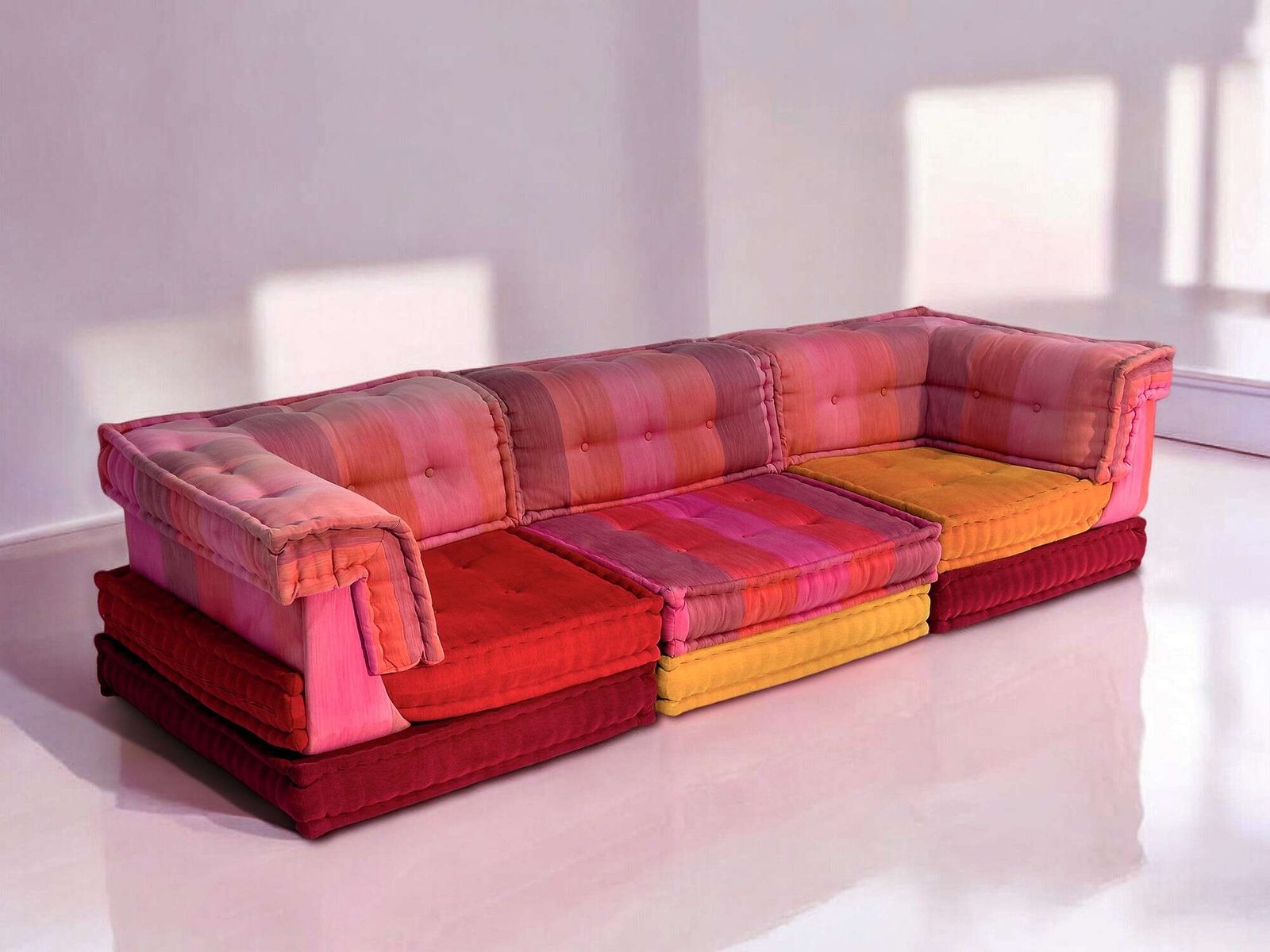 Mah Jong Sofa by Kenzo Takada for Roche Bobois, 2000s - Image 5