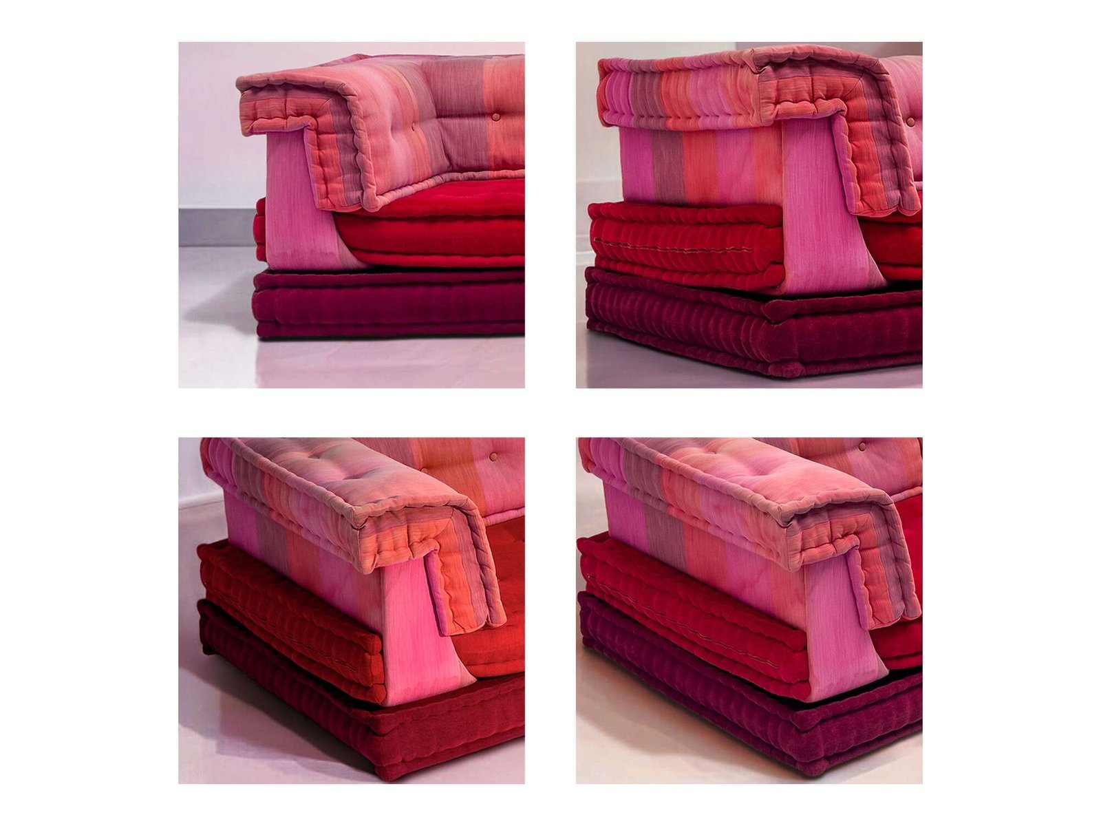 Mah Jong Sofa by Kenzo Takada for Roche Bobois, 2000s - Image 2