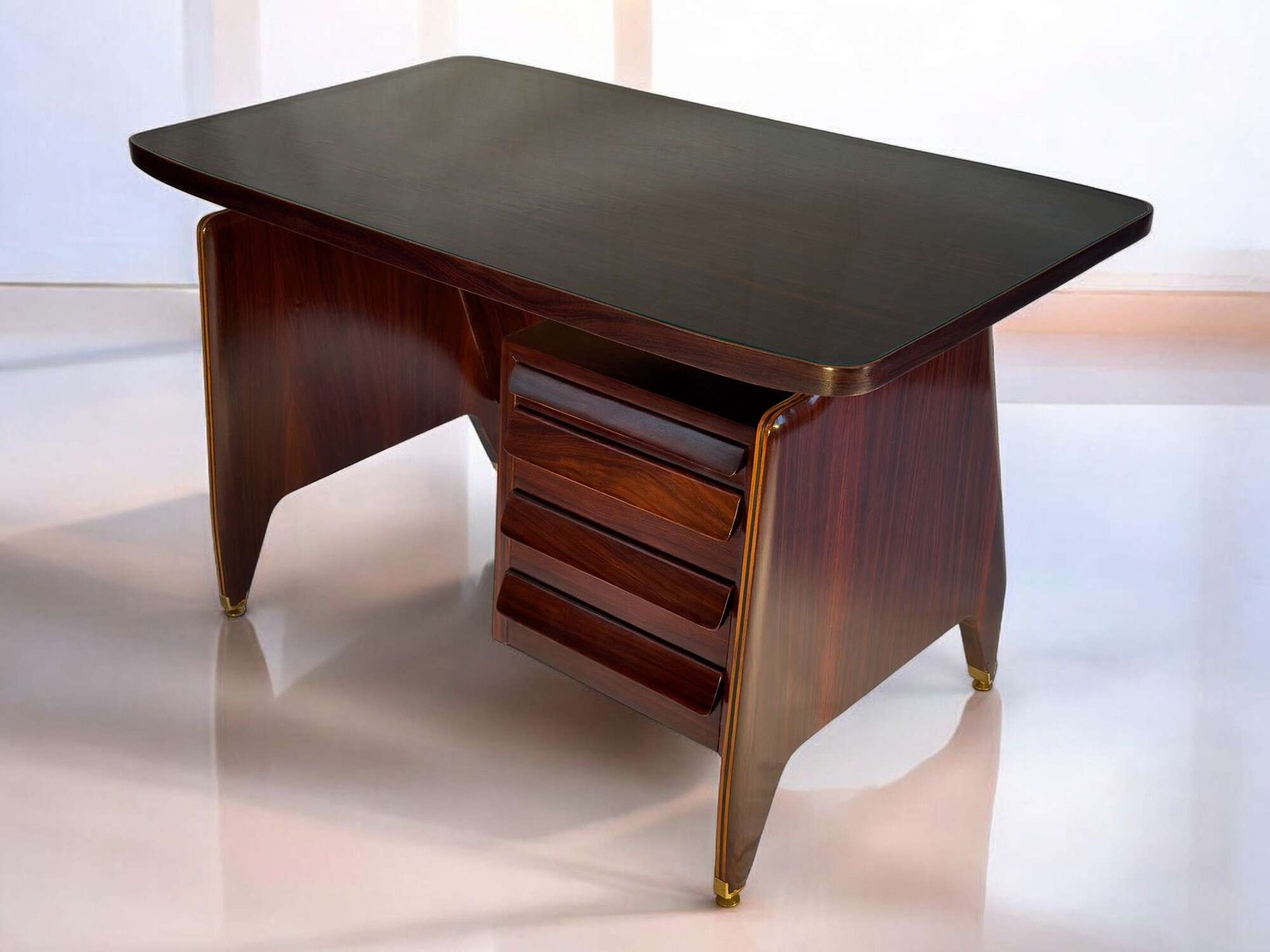 Italian mid-century Writing Desk by Vittorio Dassi, 1950s