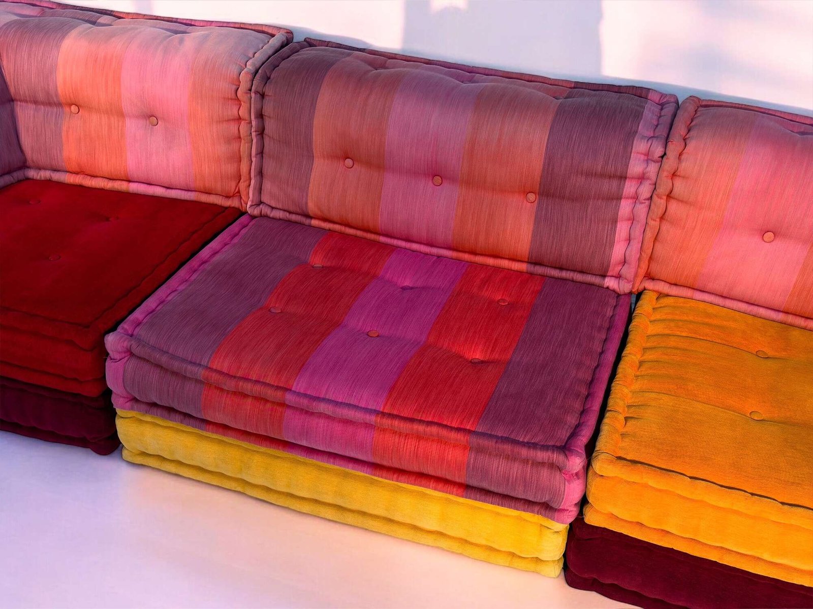 Mah Jong Sofa by Kenzo Takada for Roche Bobois, 2000s - Image 12