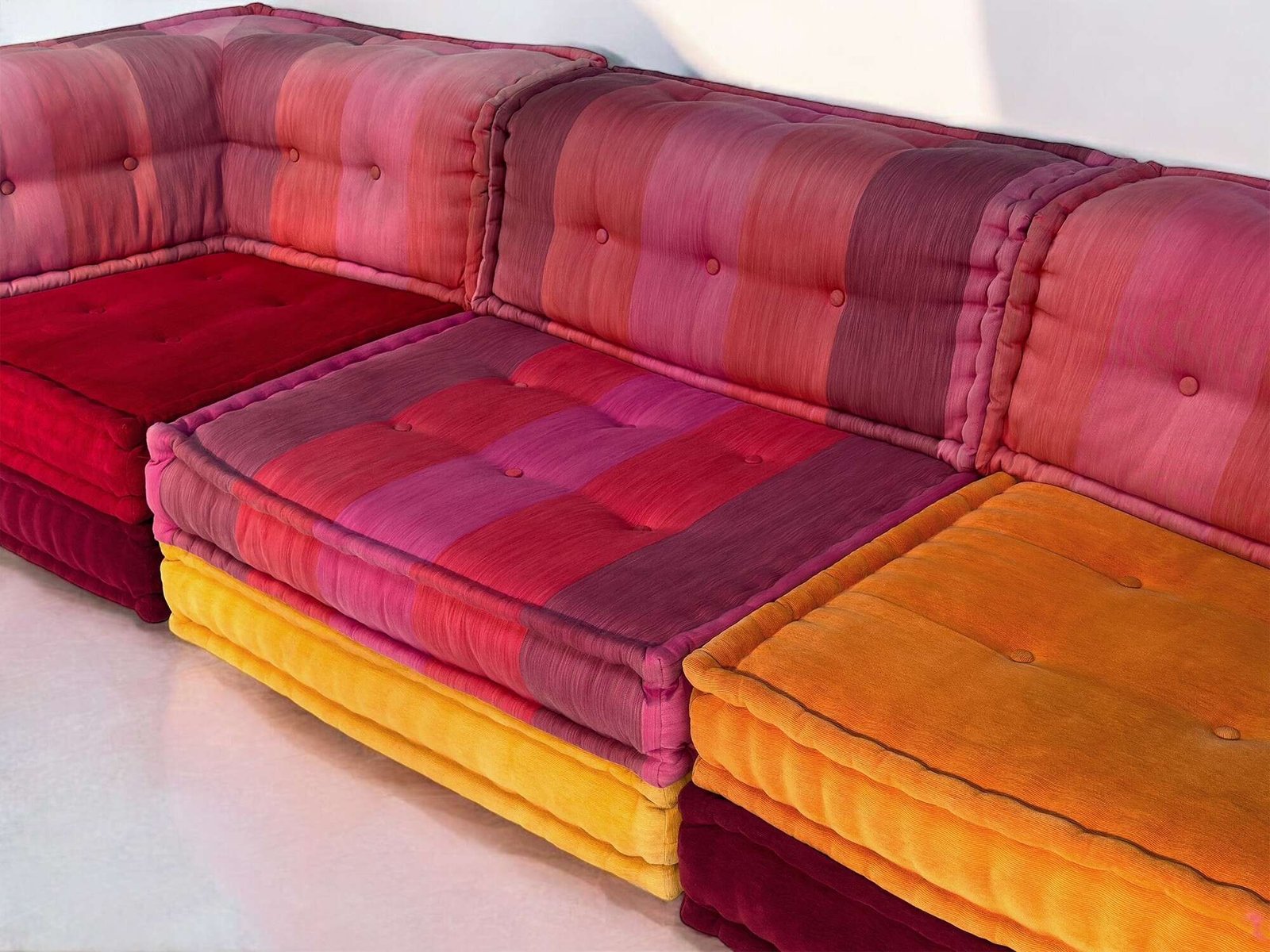 Mah Jong Sofa by Kenzo Takada for Roche Bobois, 2000s - Image 11
